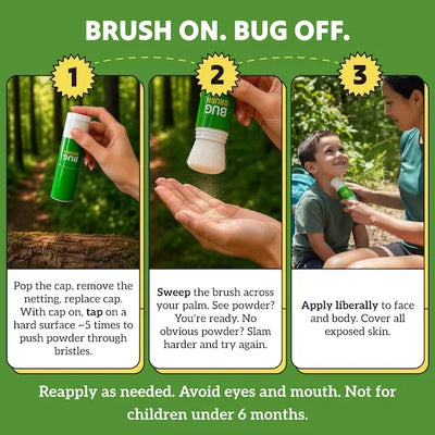 Bug Brush Natural DEET-Free Mosquito Repellent